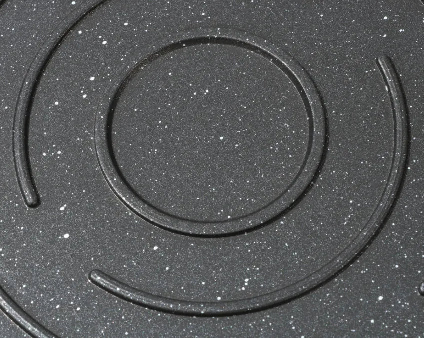 Aluminium alloy porous griddle barbecue plate with double sole on gas stove