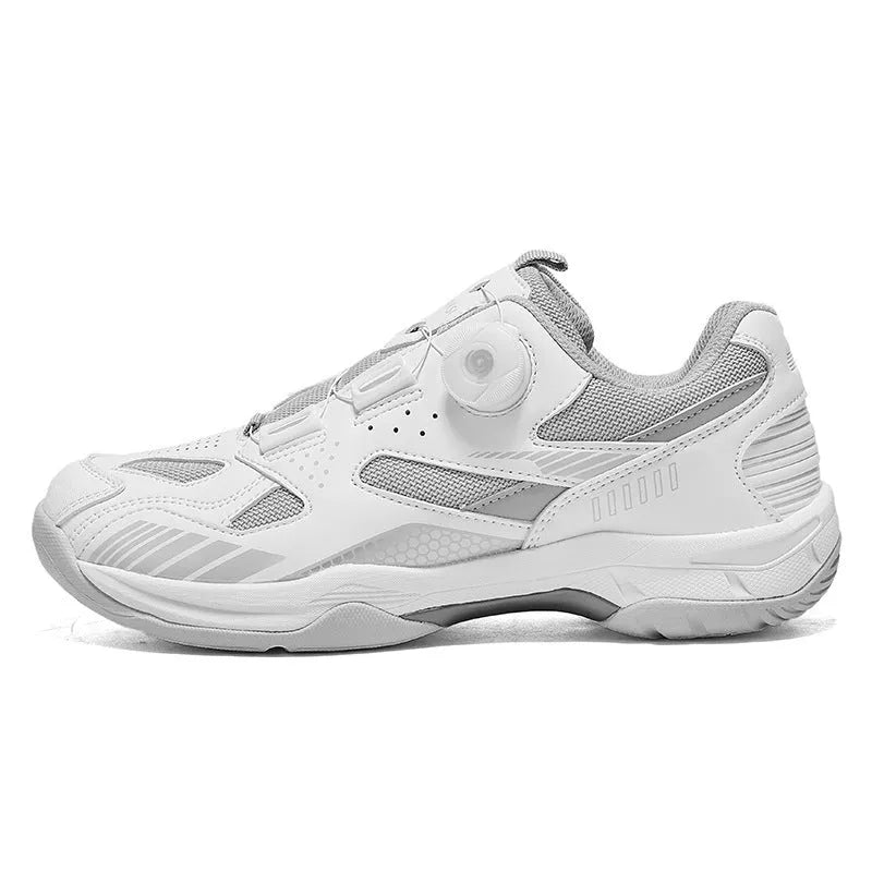 Unisex round-toe casual sneaker in microfiber and fabric, available in yellow, black silver, white blue, and white grey.