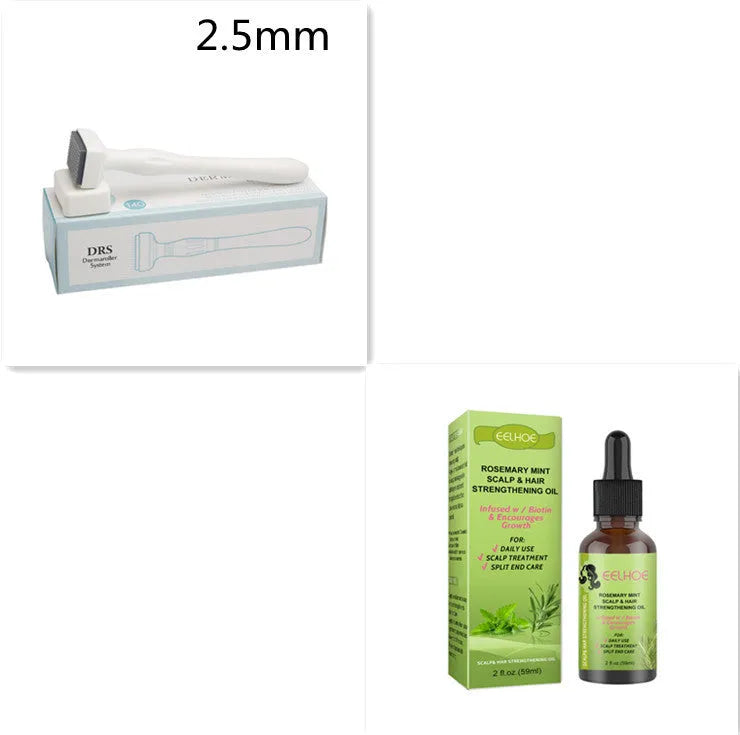 59ml bottle of Rosemary Mint Hair Growth Fluid with natural plant extracts for scalp care.