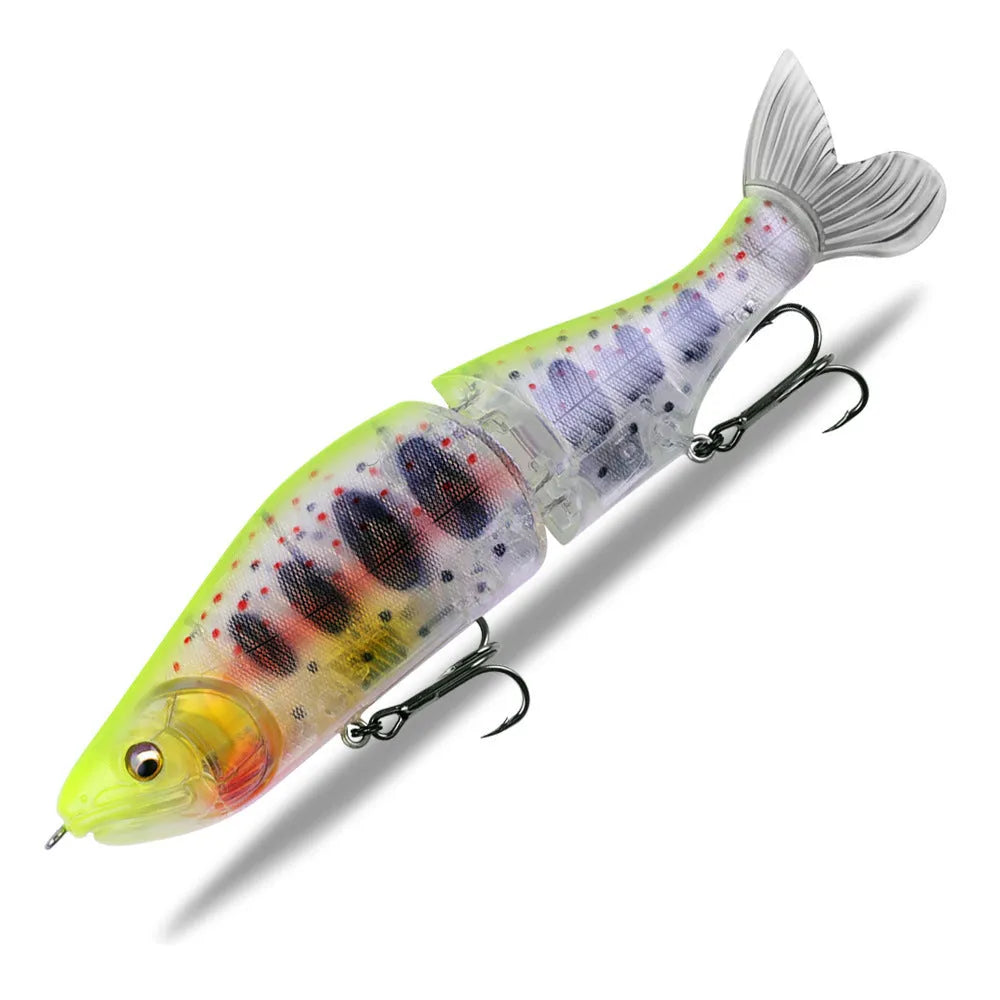 185mm soft plastic swimming fishing bait for bass tossing technique in multiple colours