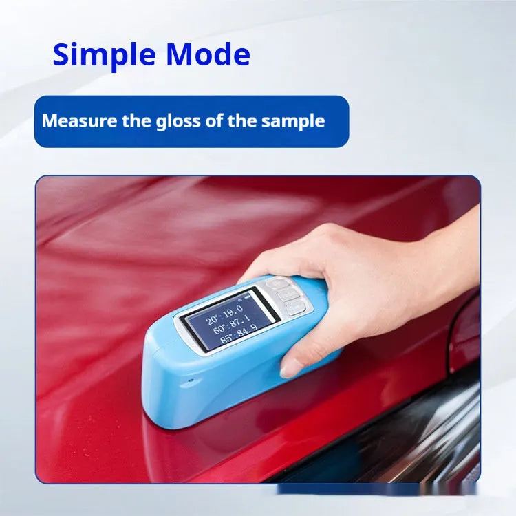 Ceramic brightness stone portable glossiness tester set with measurement angle options