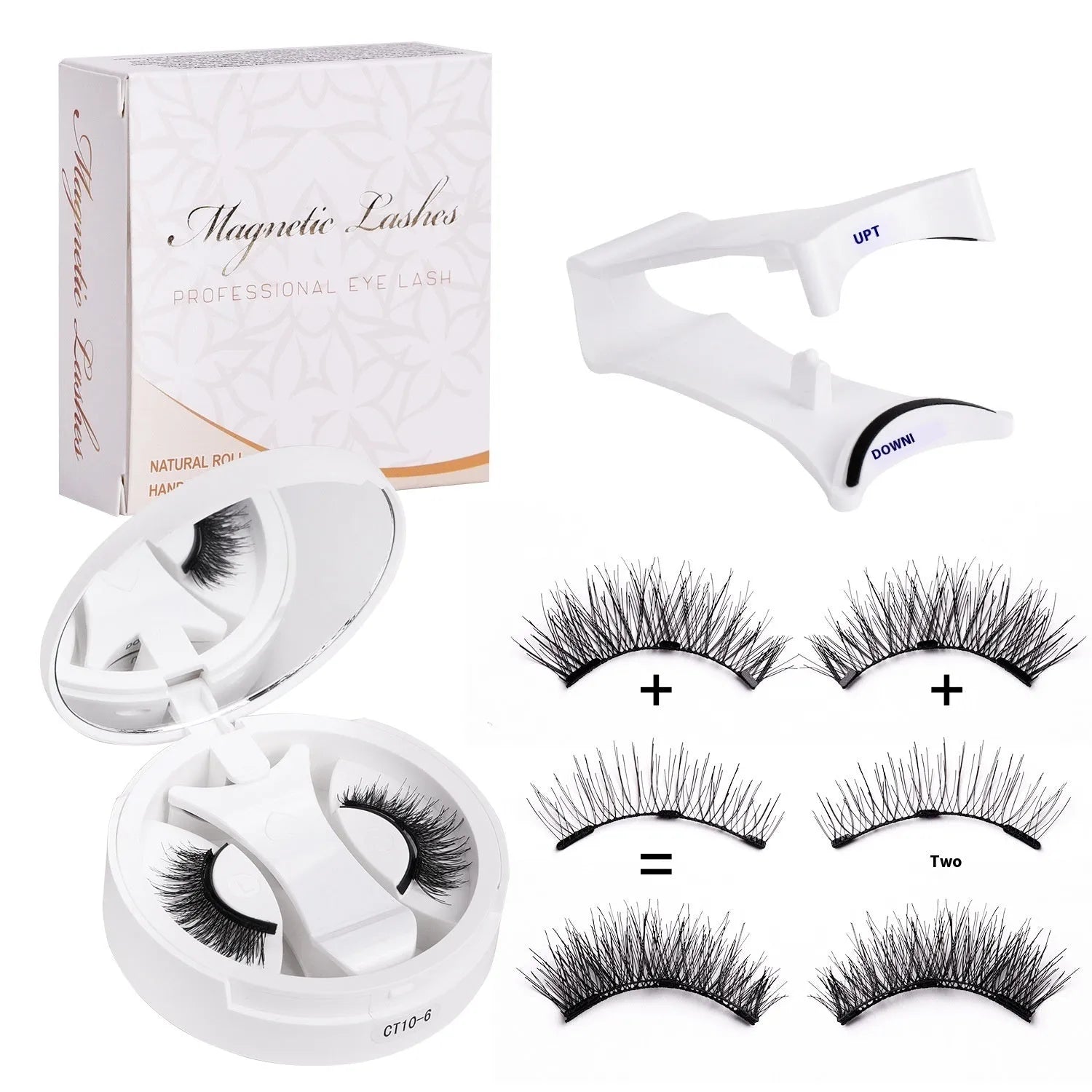 Magnetic false eyelashes integrated soap holder portable CT10 series bathroom storage unit