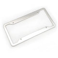 Stainless steel aluminium alloy licence plate frame with four finish options