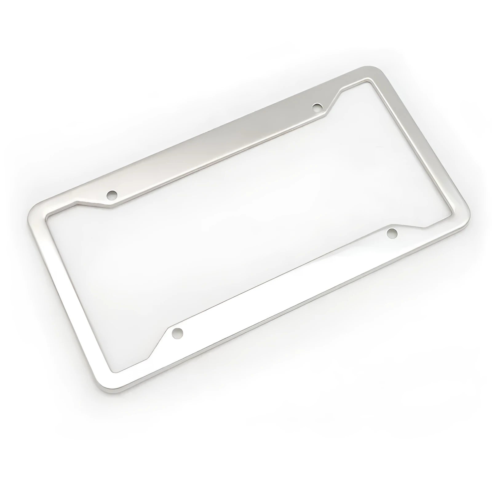 Stainless steel aluminium alloy licence plate frame with four finish options