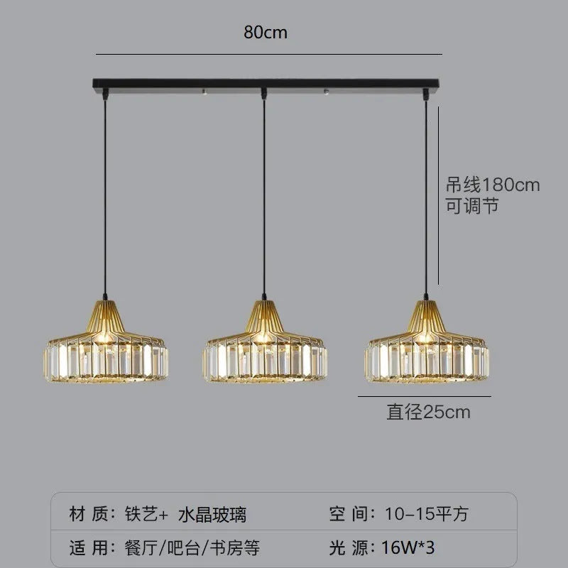Modern light luxury crystal sun lamp ceiling light in gold or black finish with LED source