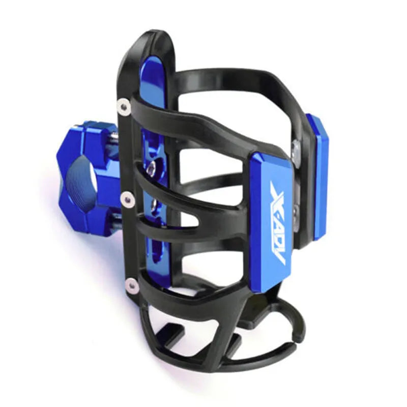 Aluminium water bottle cage for Honda X-ADV scooter modification in six colour options