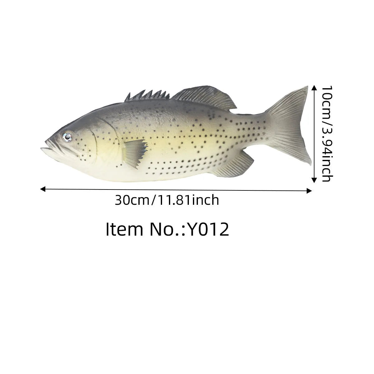 Three PU simulated fish ornaments including yellow-fin tuna and small tuna marine models