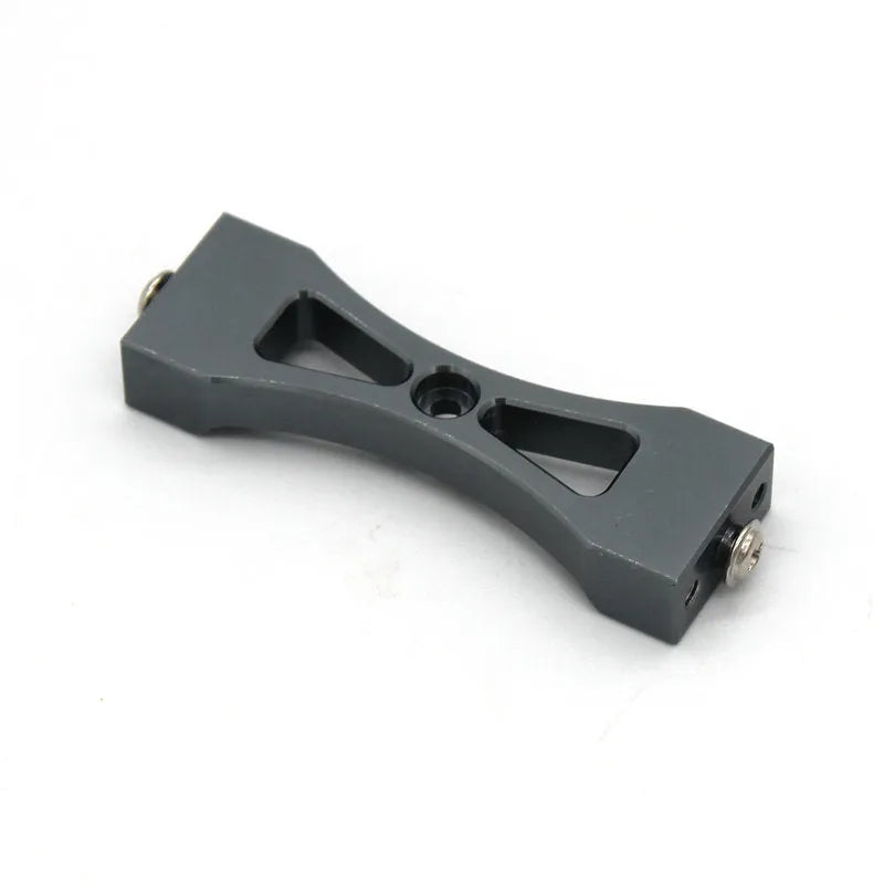 Grey alloy RC car metal accessories with black tyres for military card model remote control vehicles