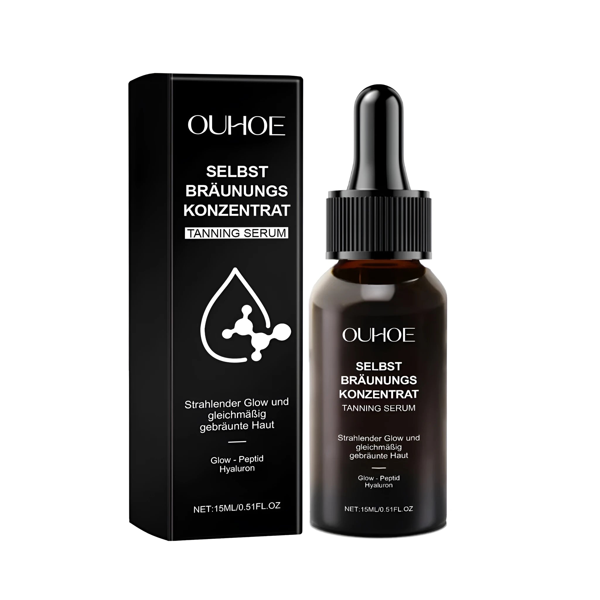 Meihei 15ML bottle of clear tanning liquid spray for sunless self-tanning