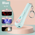 Funny cat pen light charging toy with self-hi relieving stuffy in pink, cream white, or sky blue colour options