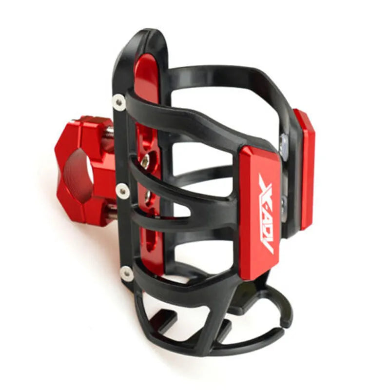 Aluminium water bottle cage for Honda X-ADV scooter modification in six colour options