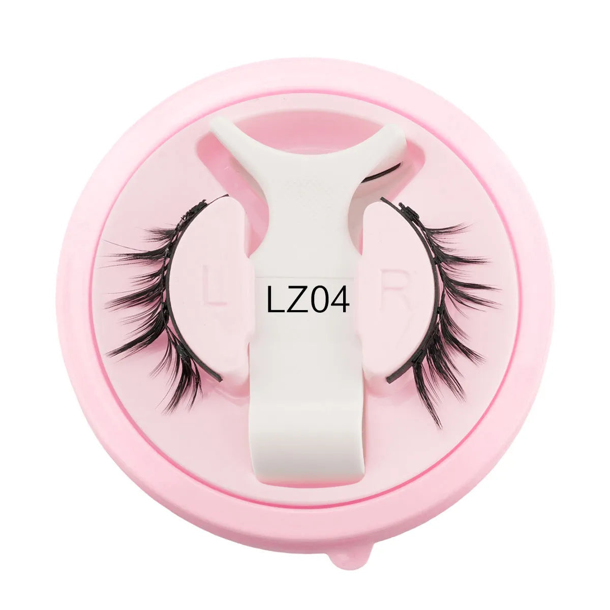 Reusable waterproof false eyelashes with glue-free adhesive in multiple style options