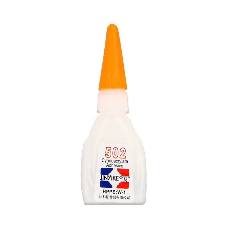 Shoe repair adhesive glue tube in 3g and 8g sizes for instant strong bonding of footwear