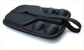 Black EVA pickleball racket storage bag with dual shoulder straps
