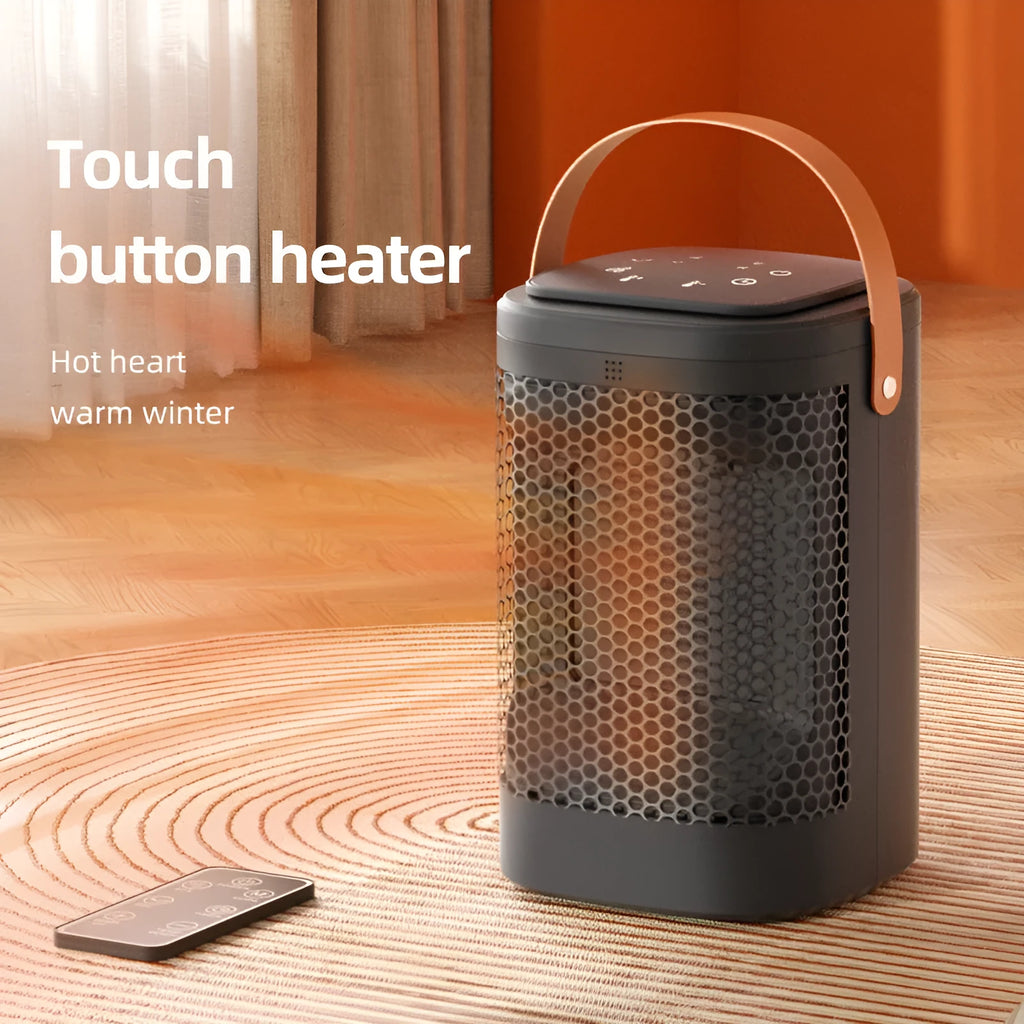 Remote control touch screen hot and cold air heating radiator in 618 colour