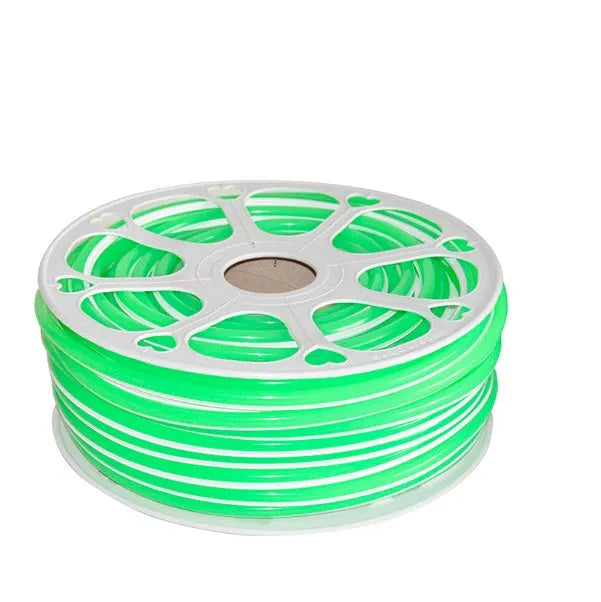 Flexible silicone split neon light bar showing 8mm width and neon colour options