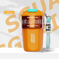 Japanese-style portable stainless steel coffee cup in blue, grey, orange, or white