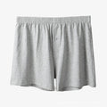 Men's pure cotton high-waist boxer shorts in light grey, navy blue and black colours