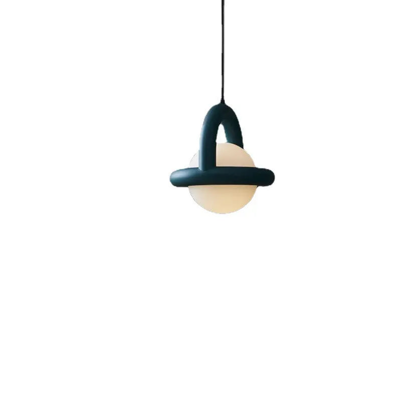 Danish designer pendant lamp in choice of colours with adjustable lighting for bedroom or living room