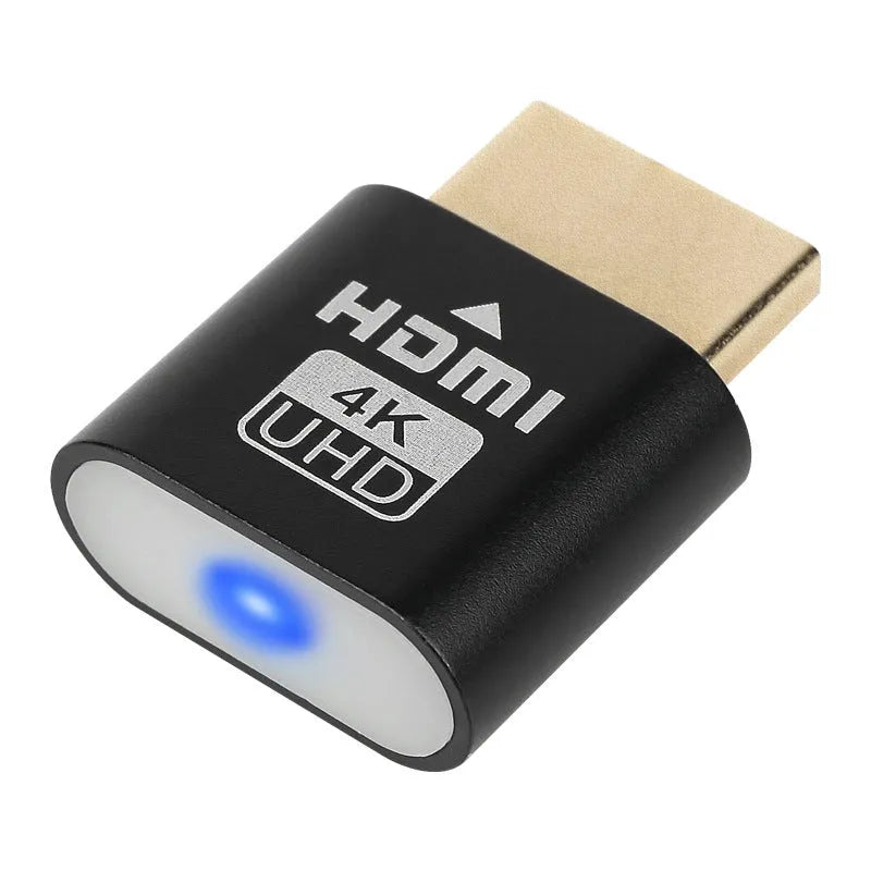 HDMI graphics card spoof adapter with 26.5mm wireless interface in multiple colour options