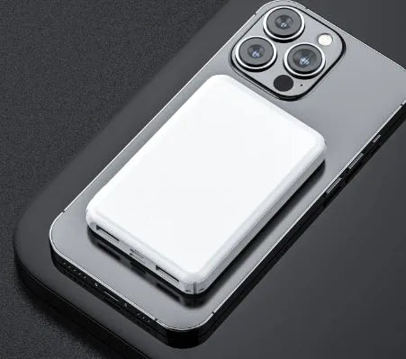 Black and white electric heating vest power bank belt with dimensions 97x64x14mm