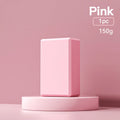 Solid colour EVA foam yoga block measuring 23x15x7.6cm with textured ridges for grip