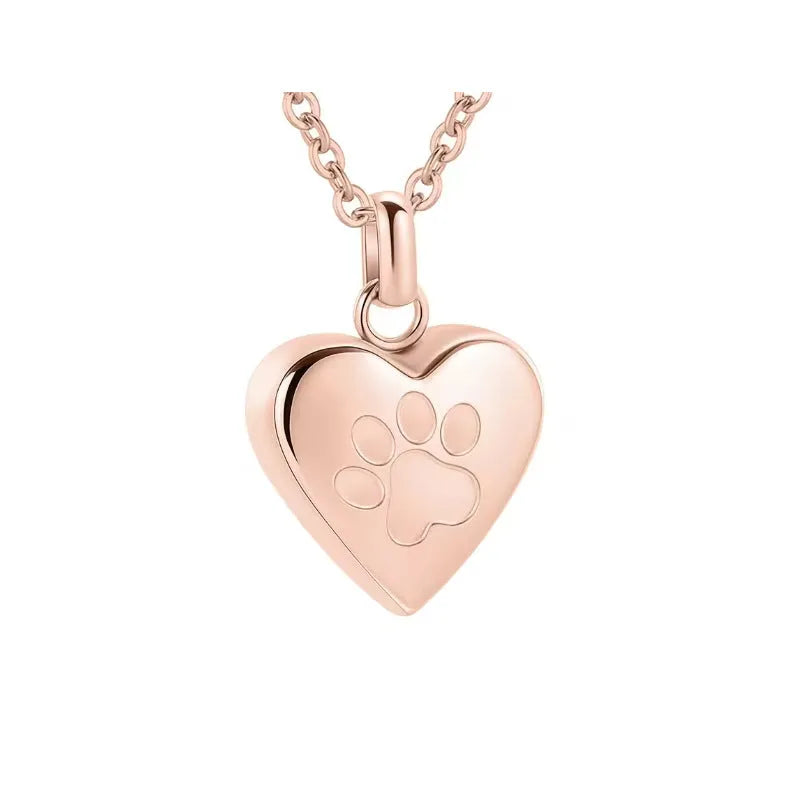Titanium steel heart pendant necklace that opens, for ashes, in silver, black, gold, rose gold, and colourful finishes.