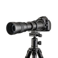 420-800mm manual telephoto zoom lens adapter with T-mount and 67mm filter thread