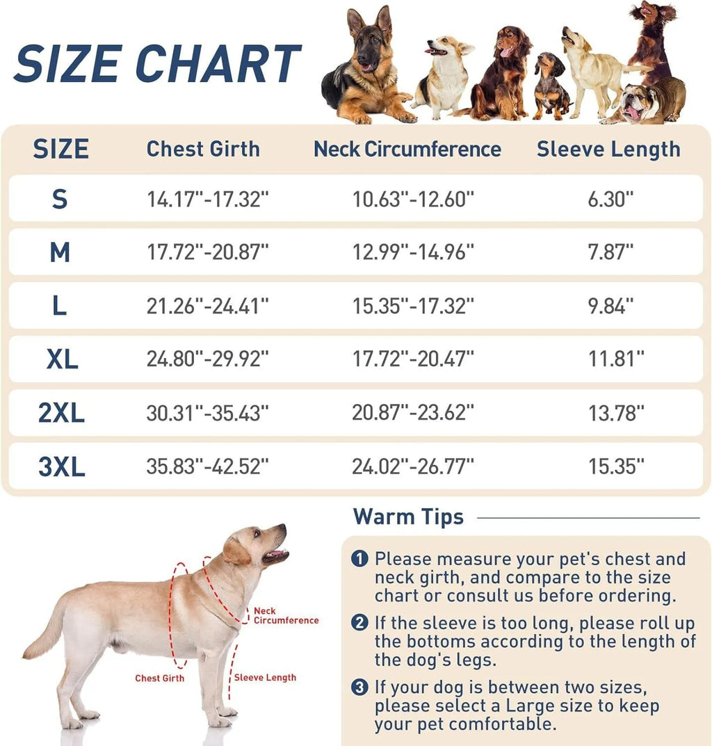 Pet front leg sleeve wrap in black for dog licking protection and elbow brace support, size M
