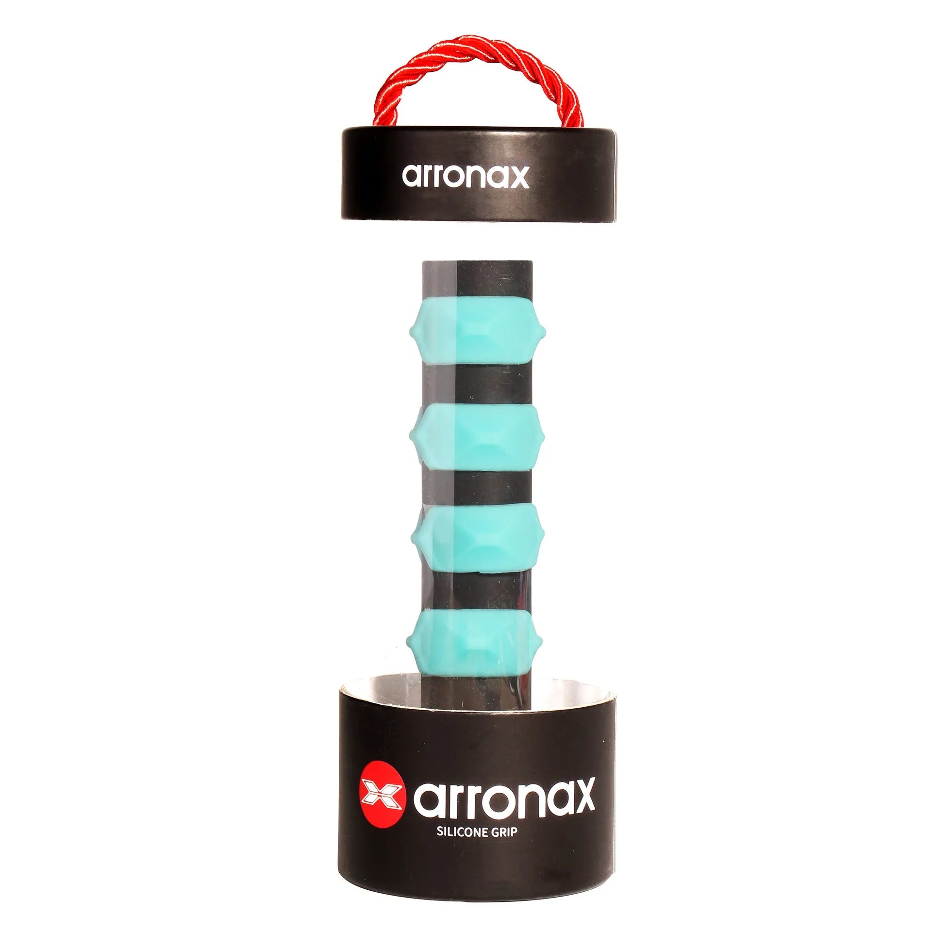 Silicone racquet hand rubber buckle in multiple colours with 17.6cm by 6.4cm dimensions
