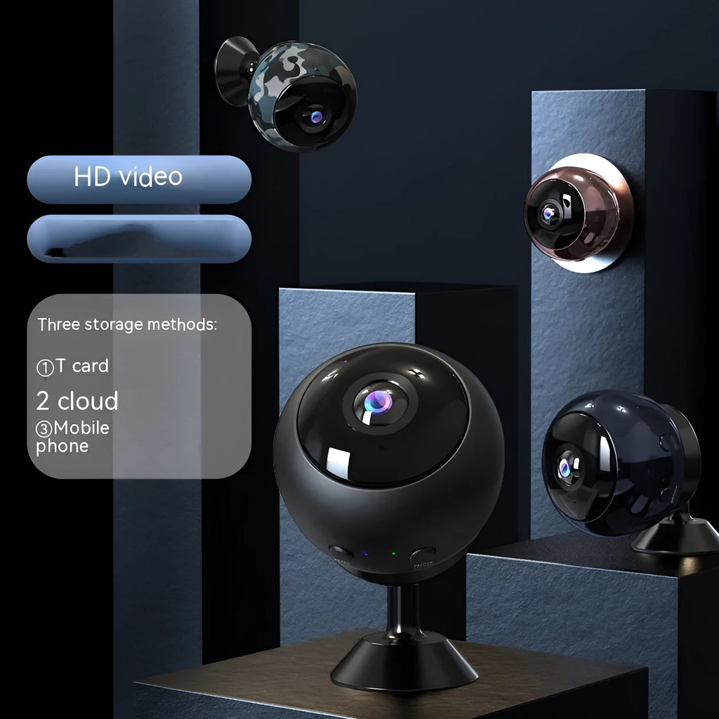 White 1080p wireless WIFI network camera with 3.6mm lens and ABS housing for home security surveillance