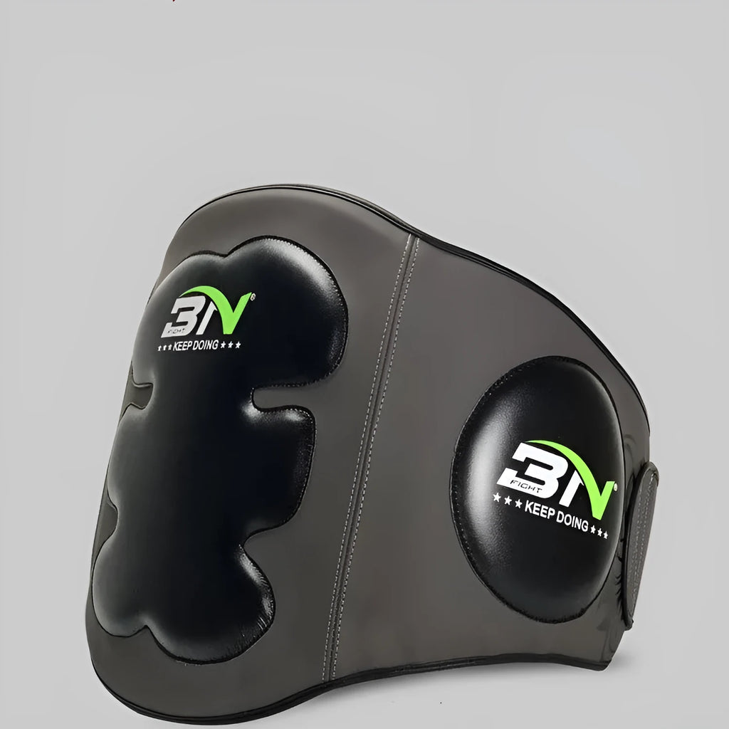 Sanda boxing breast protection target for waist defence in dark grey colour