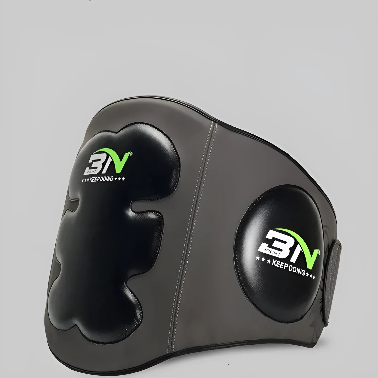 Sanda boxing breast protection target for waist defence in dark grey colour