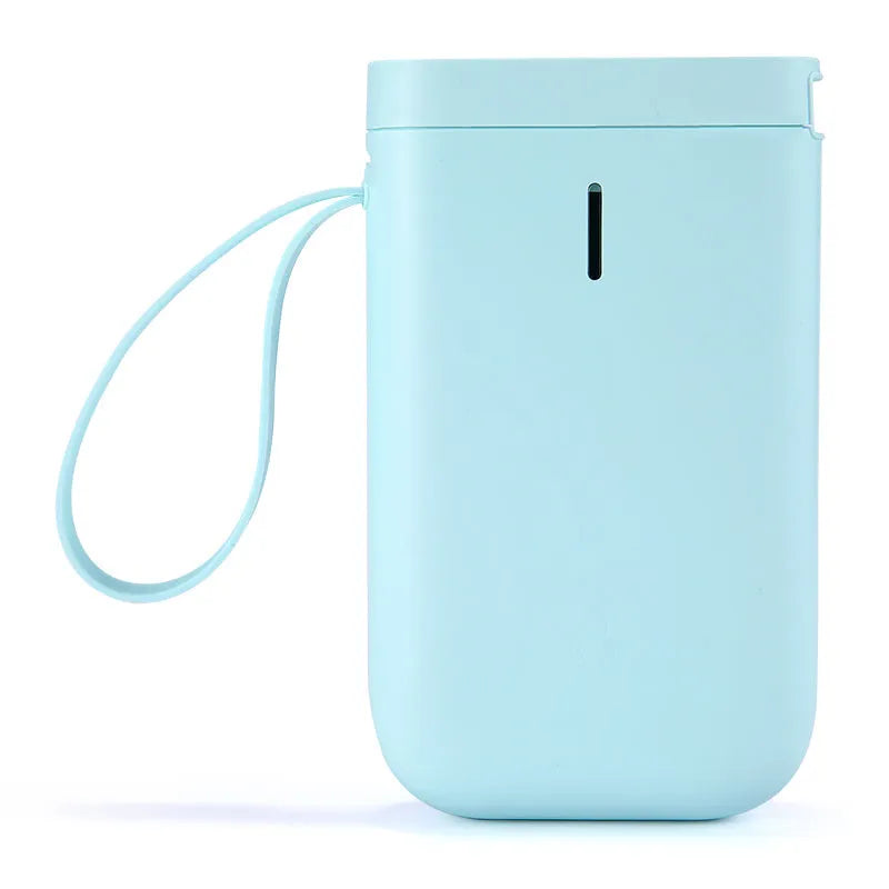 D11 Bluetooth-compatible portable label printer in black, white, pink, or green.