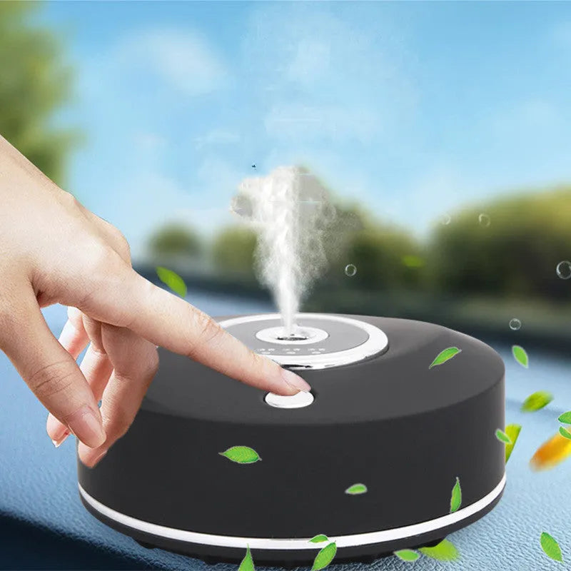 Intelligent vehicle mounted spray accessory in plastic with USB charging available in black grey and white