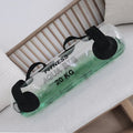 Transparent PVC inflatable weight lifting bag filled with water for adjustable strength training