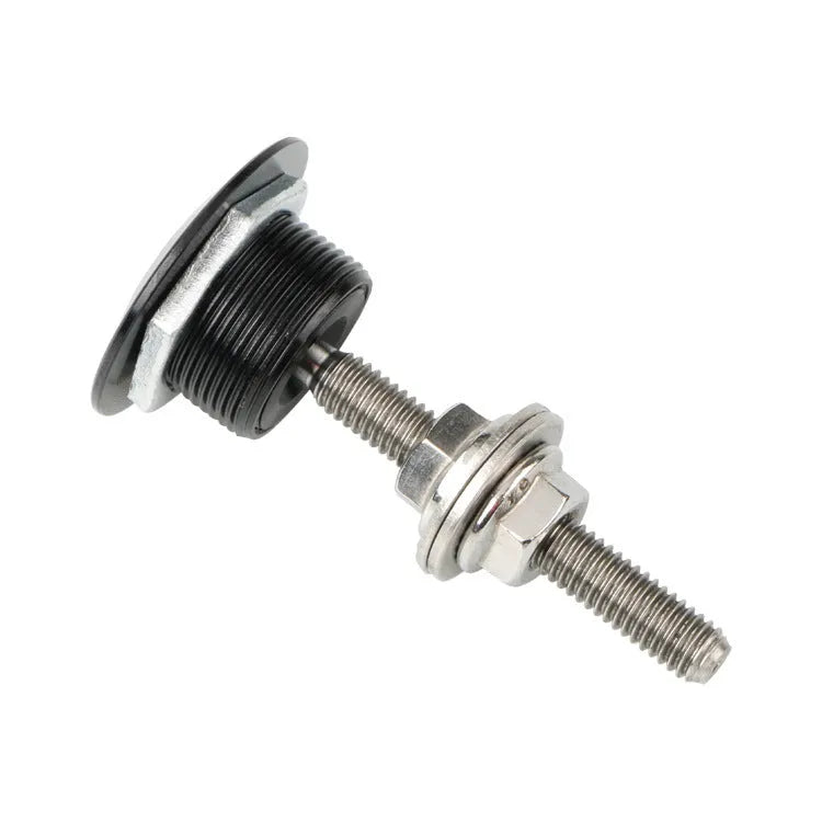 30mm silver aluminium alloy vehicle cover lock with 55mm screw for engine bay and panel fastening