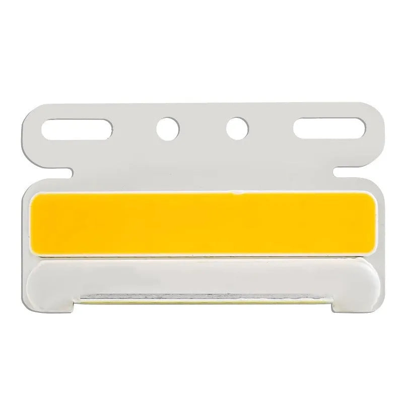 COB LED truck side light with grounded tyre light in aluminium alloy housing, shown in multiple colours.