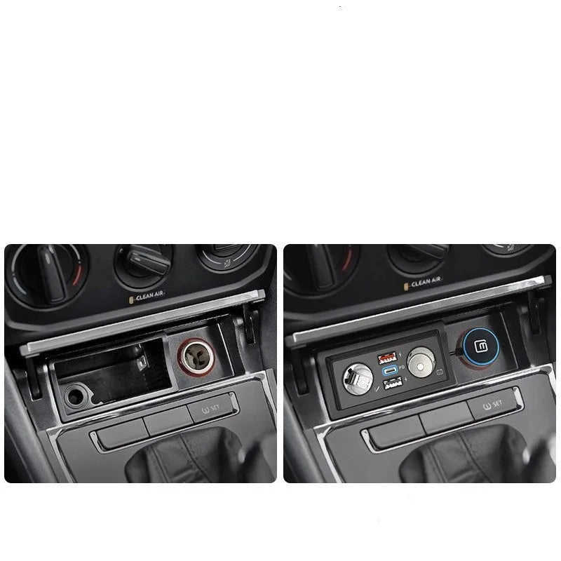 Lavida Polo Weiling car charger with QC3.0 fast charging for 12V vehicle cigarette lighter sockets