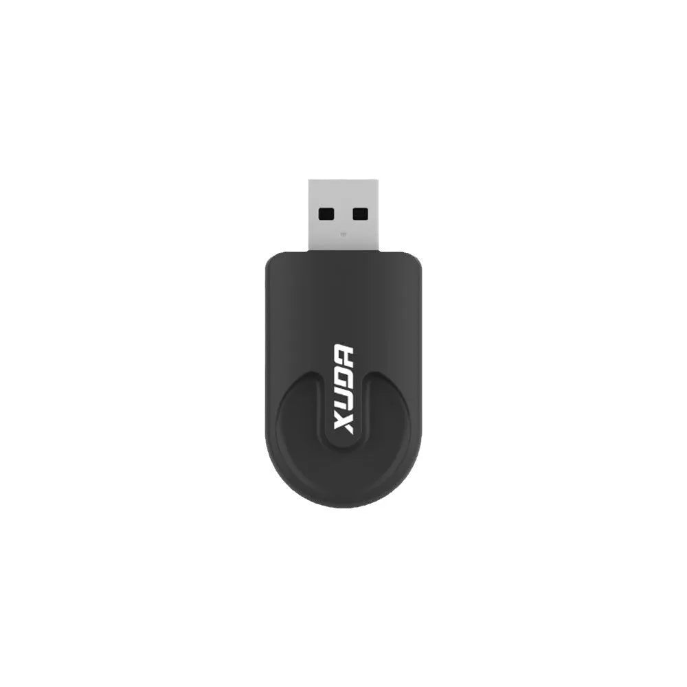 Black mini 2-in-1 CarPlay USB interface adapter with 26x55x13mm dimensions