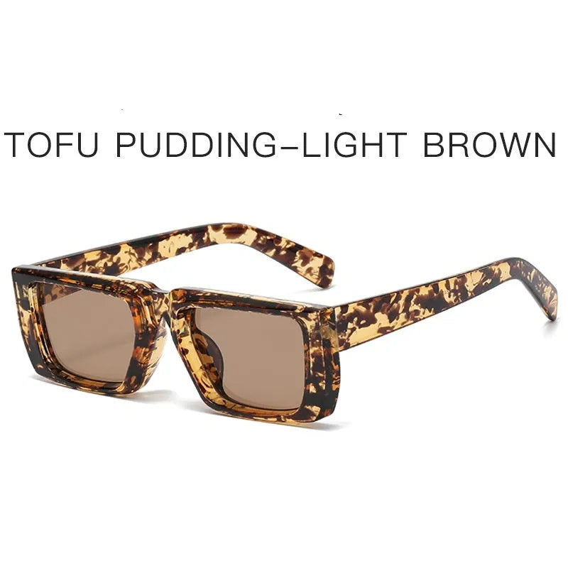Y2K style UV400 sunglasses with full frame PC construction in multiple colour options