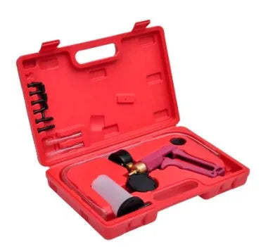 Manual vacuum air blow gun aluminum alloy auto repair tool negative pressure suction kit Style1021