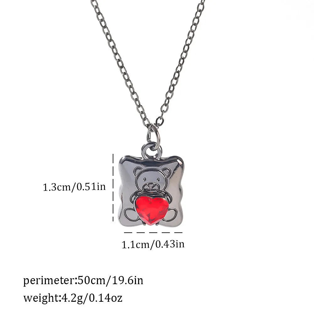 Dark Halloween necklace with zinc alloy electroplated pendant showing spider web and bat designs on regular chain