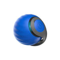 Interactive self-rolling ball toy for cats and dogs, blue, durable bite-resistant material, 55mm